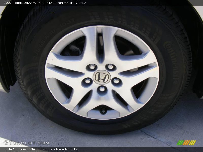 Silver Pearl Metallic / Gray 2007 Honda Odyssey EX-L