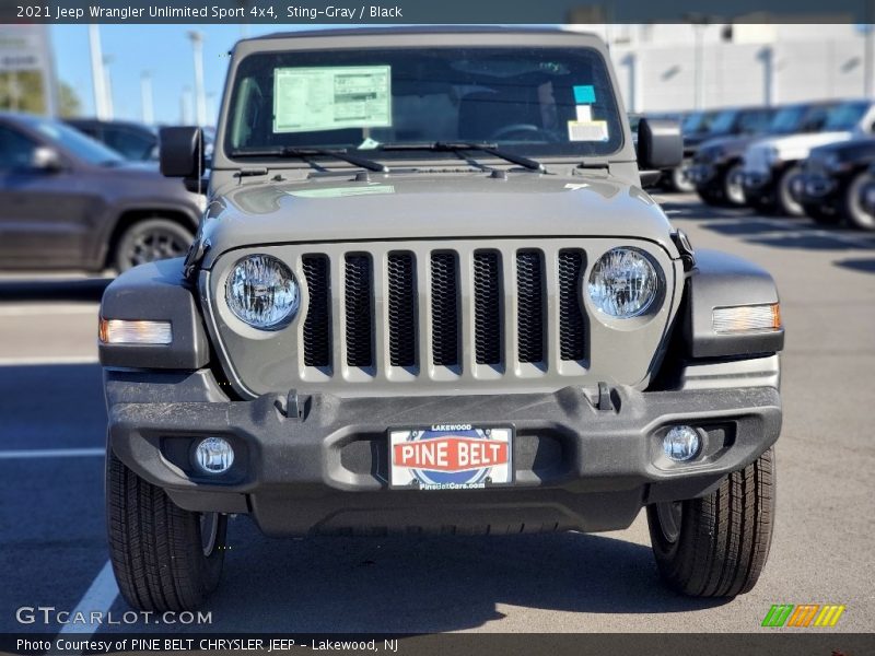 Sting-Gray / Black 2021 Jeep Wrangler Unlimited Sport 4x4