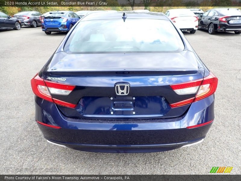 Obsidian Blue Pearl / Gray 2020 Honda Accord LX Sedan