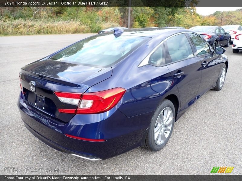 Obsidian Blue Pearl / Gray 2020 Honda Accord LX Sedan