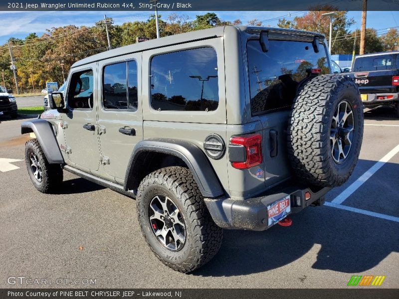 Sting-Gray / Black 2021 Jeep Wrangler Unlimited Rubicon 4x4