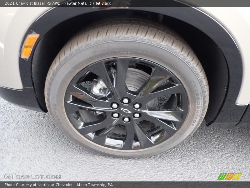 Pewter Metallic / Jet Black 2021 Chevrolet Blazer RS AWD