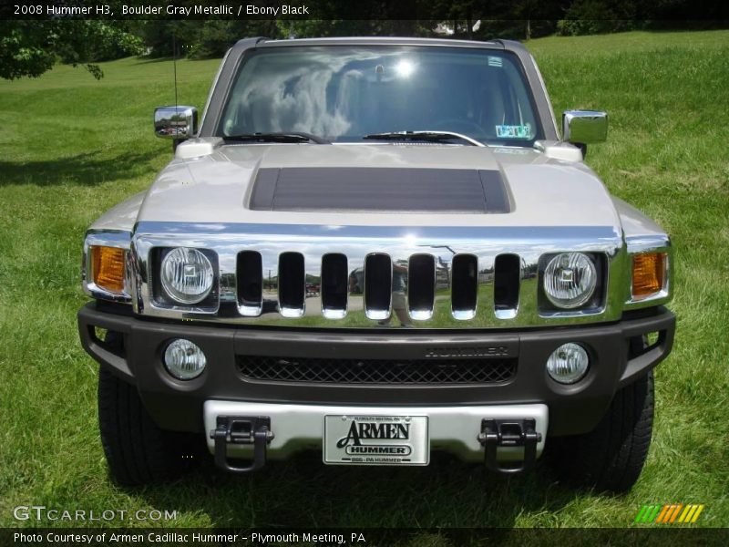 Boulder Gray Metallic / Ebony Black 2008 Hummer H3