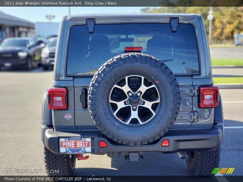 Sting-Gray / Black 2021 Jeep Wrangler Unlimited Rubicon 4x4