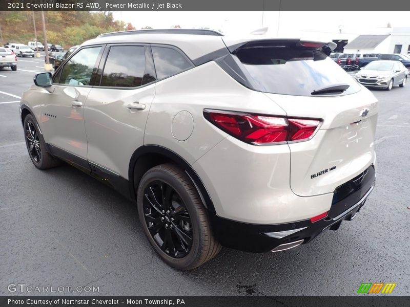 Pewter Metallic / Jet Black 2021 Chevrolet Blazer RS AWD