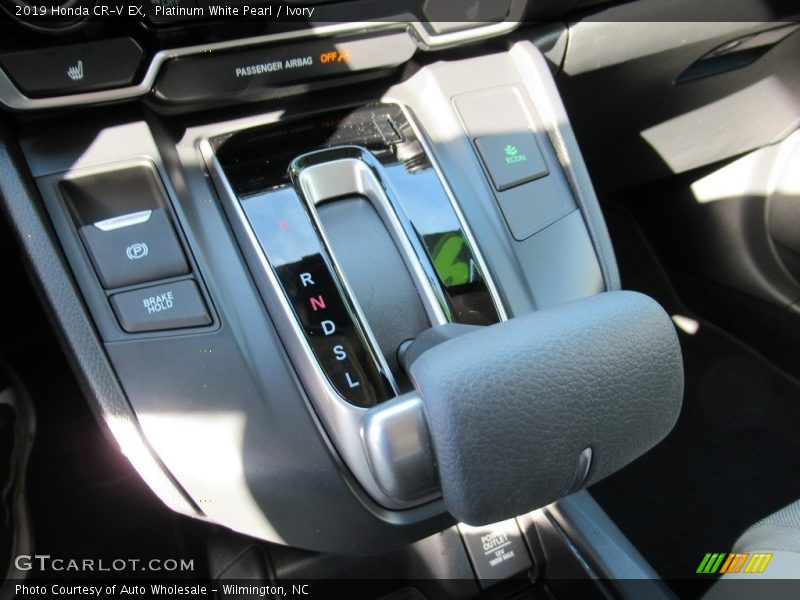 Platinum White Pearl / Ivory 2019 Honda CR-V EX