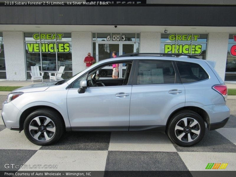 Ice Silver Metallic / Black 2018 Subaru Forester 2.5i Limited