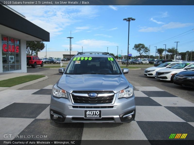 Ice Silver Metallic / Black 2018 Subaru Forester 2.5i Limited