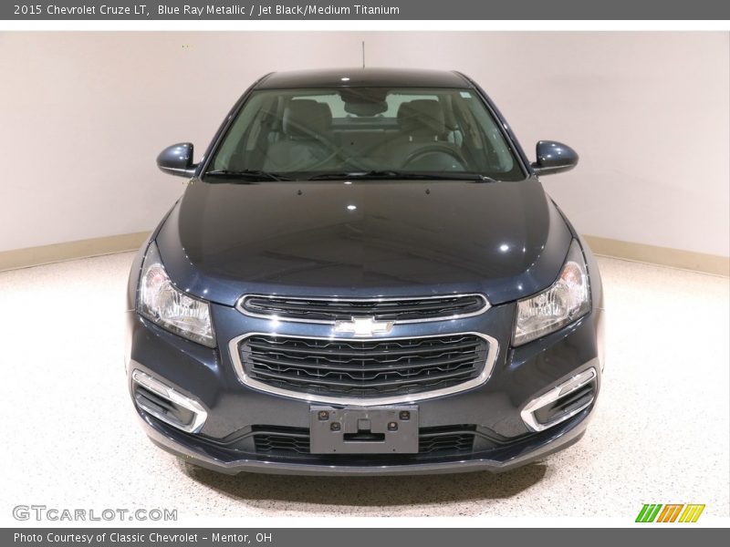 Blue Ray Metallic / Jet Black/Medium Titanium 2015 Chevrolet Cruze LT