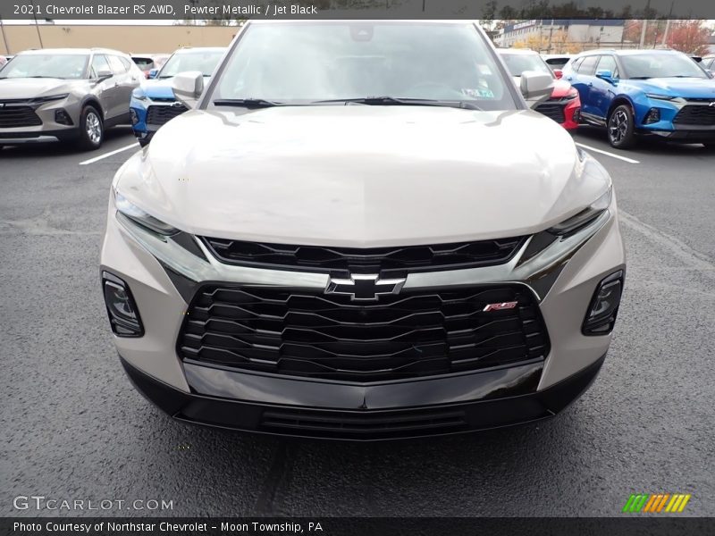Pewter Metallic / Jet Black 2021 Chevrolet Blazer RS AWD