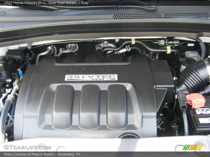 Silver Pearl Metallic / Gray 2007 Honda Odyssey EX-L