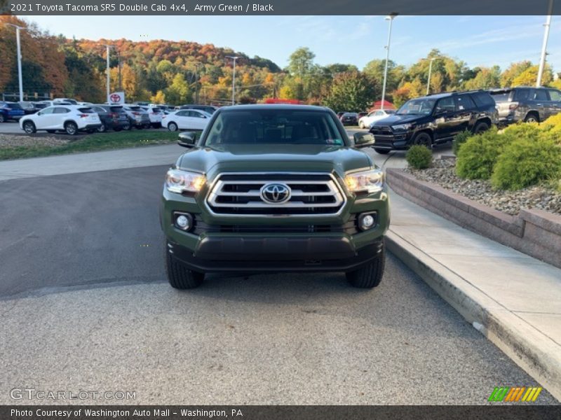 Army Green / Black 2021 Toyota Tacoma SR5 Double Cab 4x4