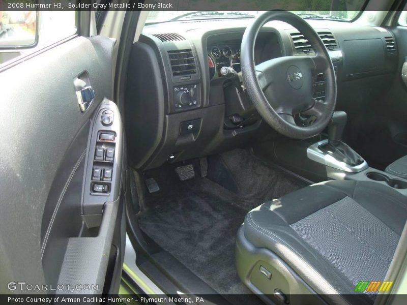Boulder Gray Metallic / Ebony Black 2008 Hummer H3