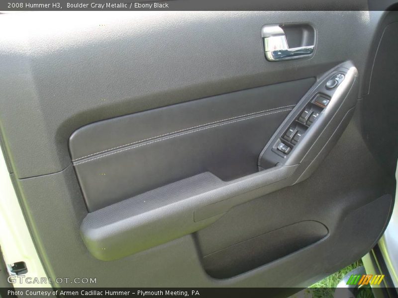 Boulder Gray Metallic / Ebony Black 2008 Hummer H3