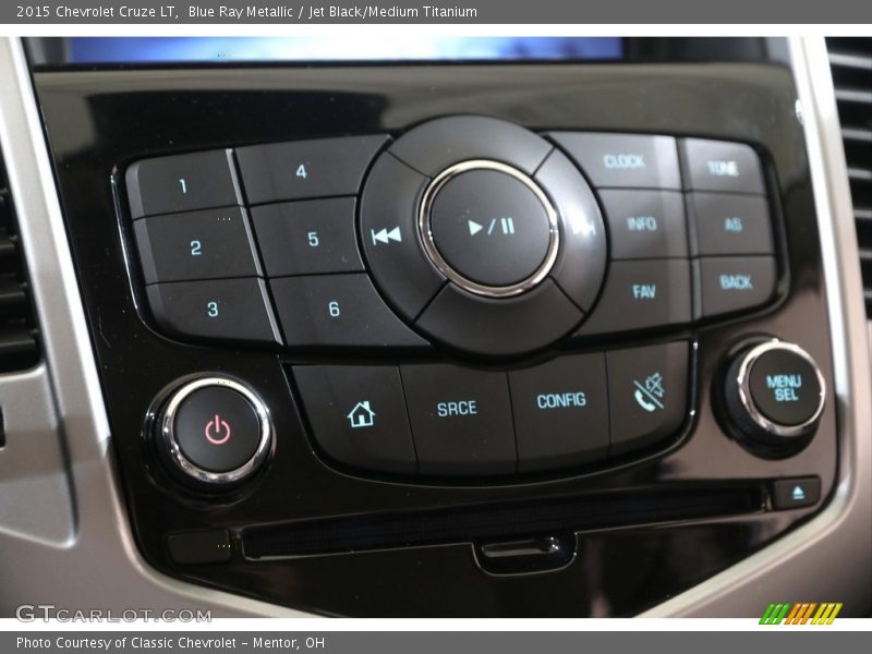 Blue Ray Metallic / Jet Black/Medium Titanium 2015 Chevrolet Cruze LT