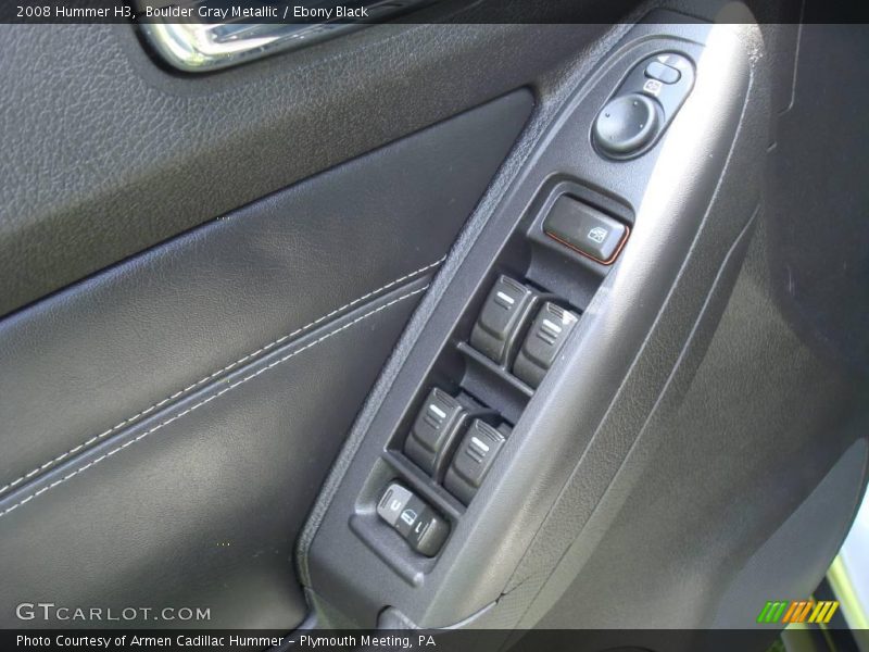 Boulder Gray Metallic / Ebony Black 2008 Hummer H3