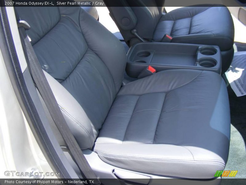 Silver Pearl Metallic / Gray 2007 Honda Odyssey EX-L