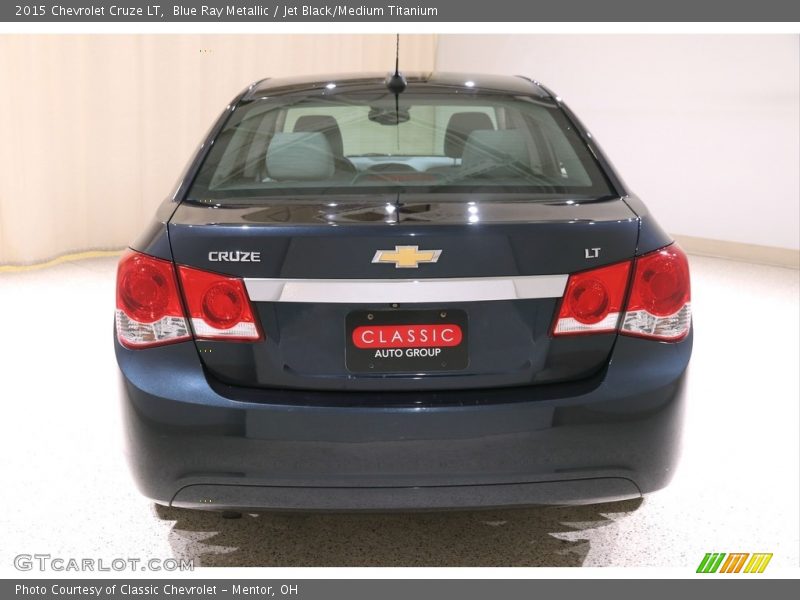 Blue Ray Metallic / Jet Black/Medium Titanium 2015 Chevrolet Cruze LT