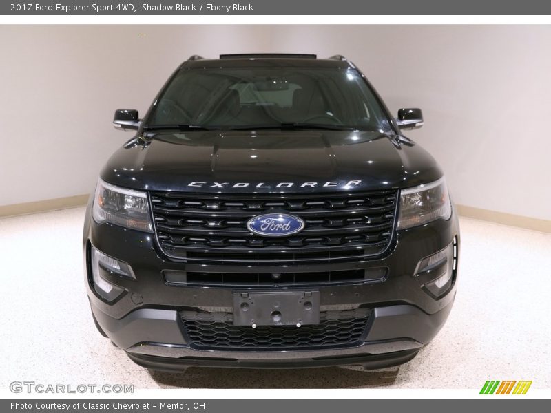 Shadow Black / Ebony Black 2017 Ford Explorer Sport 4WD