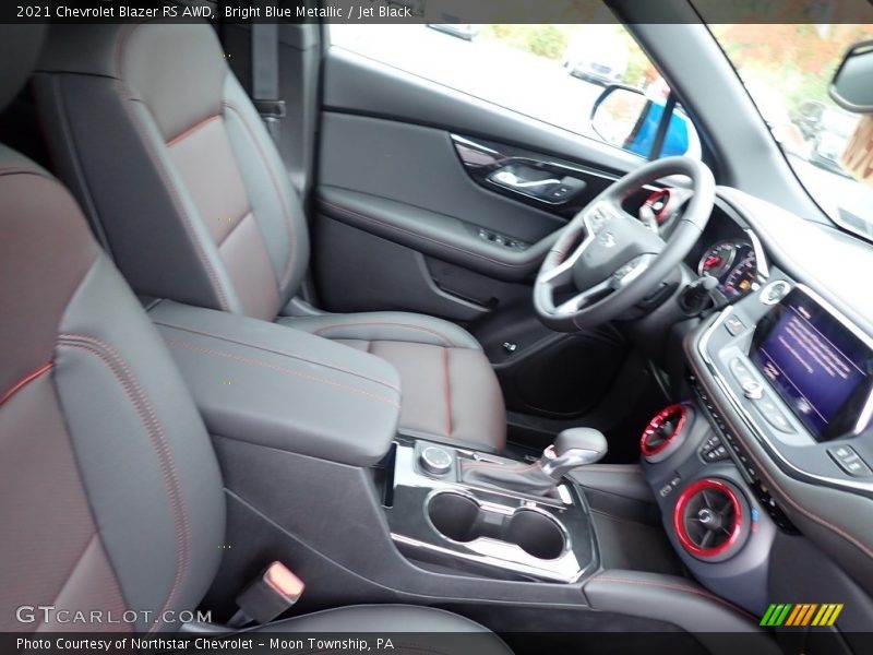 Bright Blue Metallic / Jet Black 2021 Chevrolet Blazer RS AWD