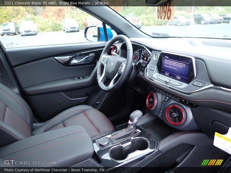 Bright Blue Metallic / Jet Black 2021 Chevrolet Blazer RS AWD