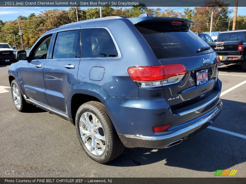 Slate Blue Pearl / Ski Gray/Indigo 2021 Jeep Grand Cherokee Summit 4x4