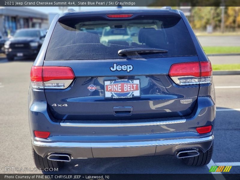 Slate Blue Pearl / Ski Gray/Indigo 2021 Jeep Grand Cherokee Summit 4x4