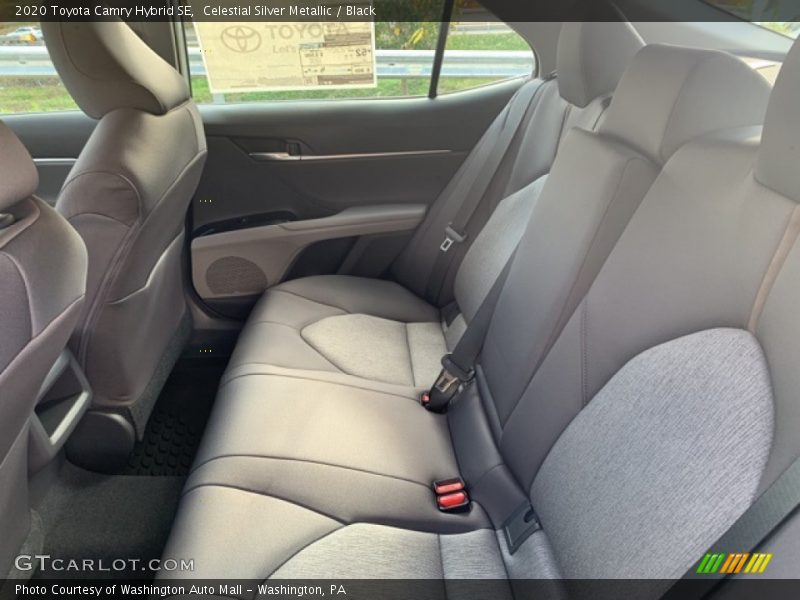 Celestial Silver Metallic / Black 2020 Toyota Camry Hybrid SE