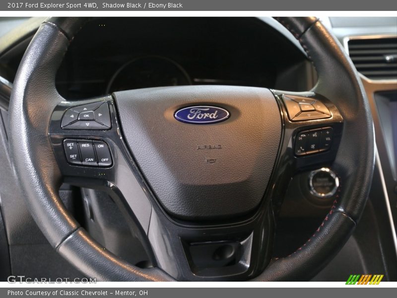 Shadow Black / Ebony Black 2017 Ford Explorer Sport 4WD