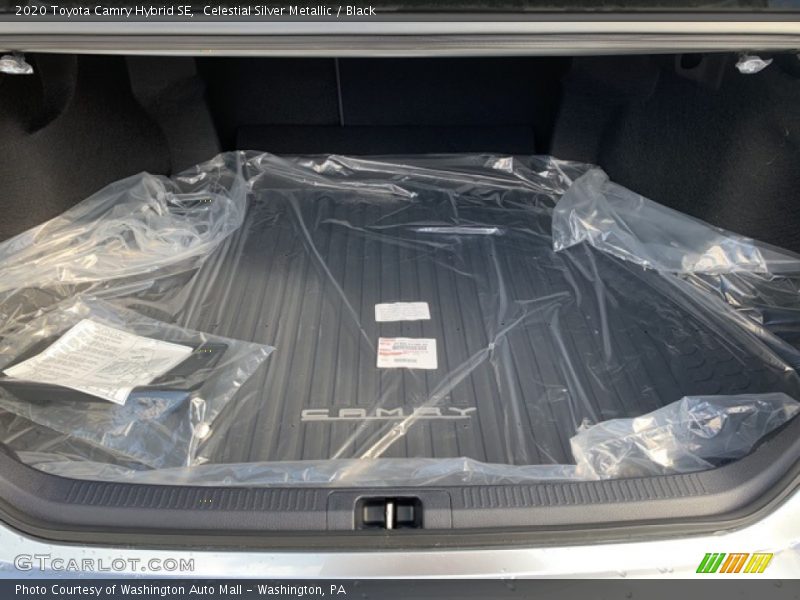 Celestial Silver Metallic / Black 2020 Toyota Camry Hybrid SE
