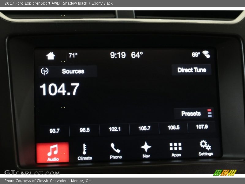 Shadow Black / Ebony Black 2017 Ford Explorer Sport 4WD