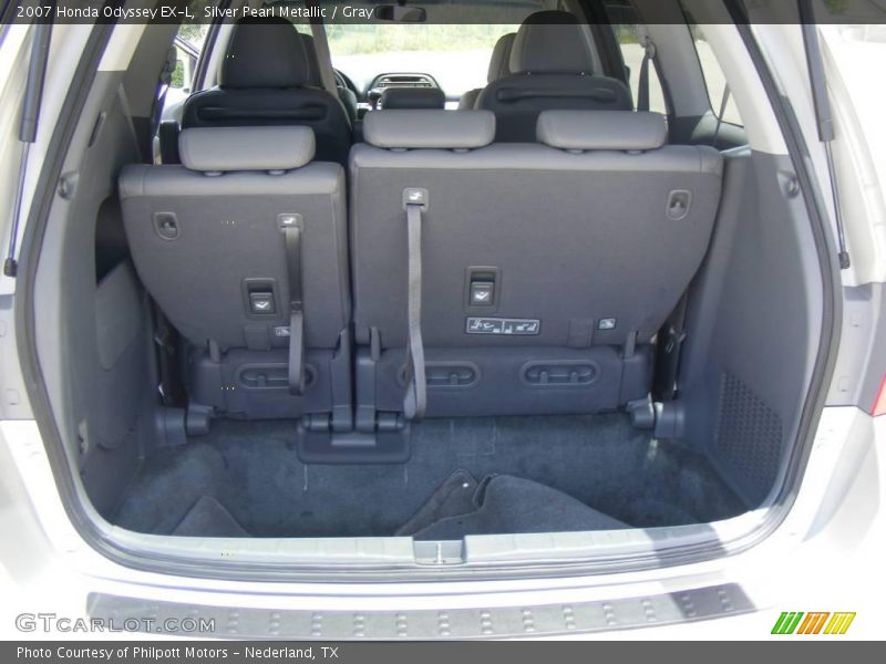 Silver Pearl Metallic / Gray 2007 Honda Odyssey EX-L