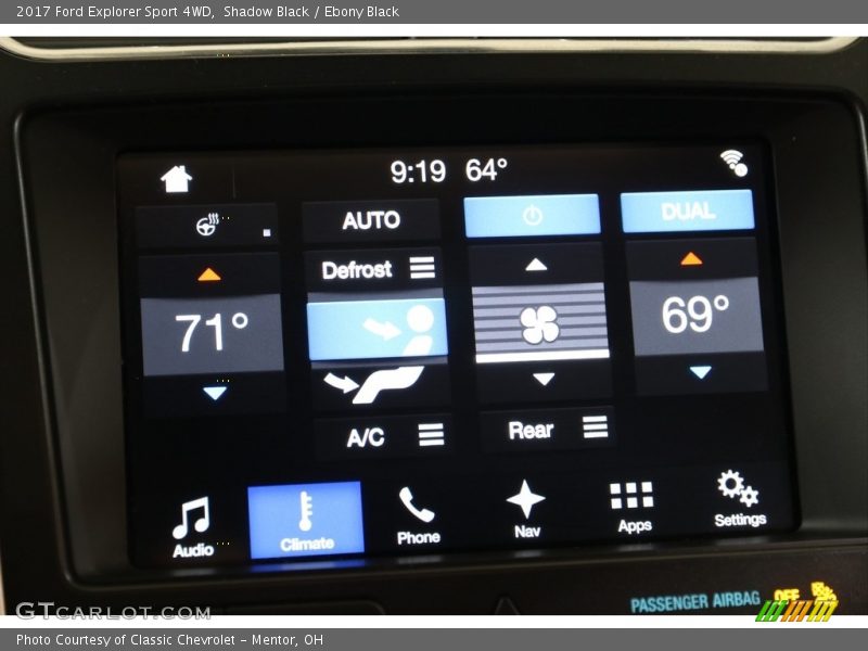 Shadow Black / Ebony Black 2017 Ford Explorer Sport 4WD