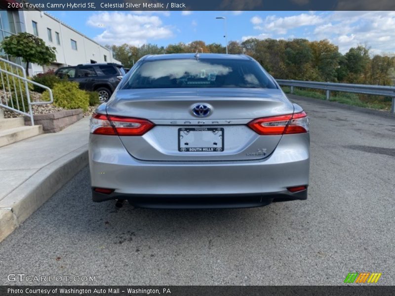 Celestial Silver Metallic / Black 2020 Toyota Camry Hybrid SE