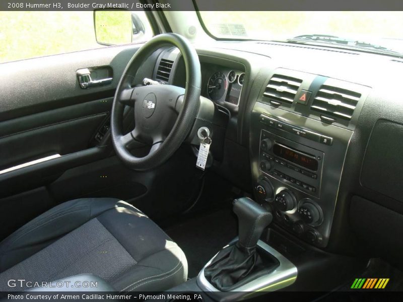 Boulder Gray Metallic / Ebony Black 2008 Hummer H3