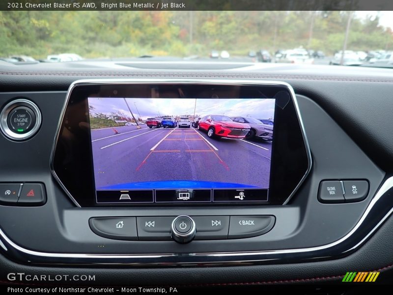 Bright Blue Metallic / Jet Black 2021 Chevrolet Blazer RS AWD