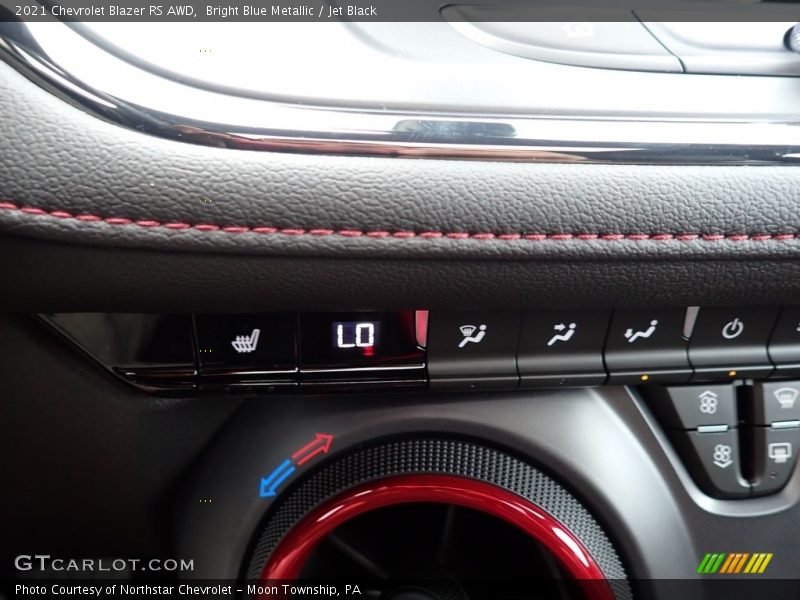 Bright Blue Metallic / Jet Black 2021 Chevrolet Blazer RS AWD
