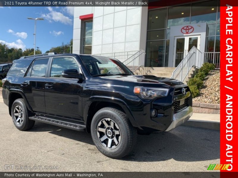Midnight Black Metallic / Black 2021 Toyota 4Runner TRD Off Road Premium 4x4