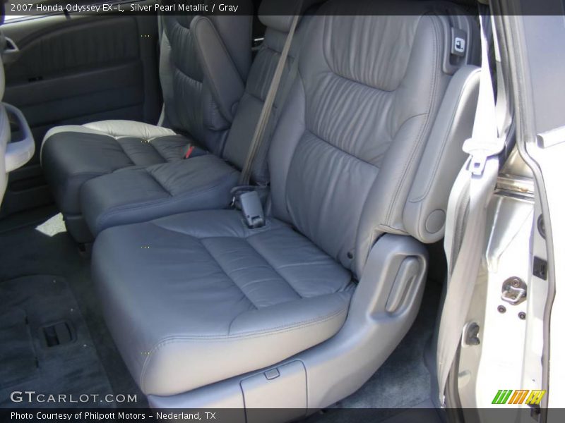 Silver Pearl Metallic / Gray 2007 Honda Odyssey EX-L