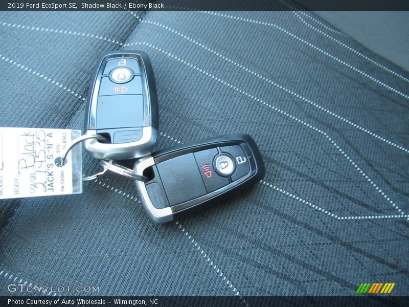 Shadow Black / Ebony Black 2019 Ford EcoSport SE