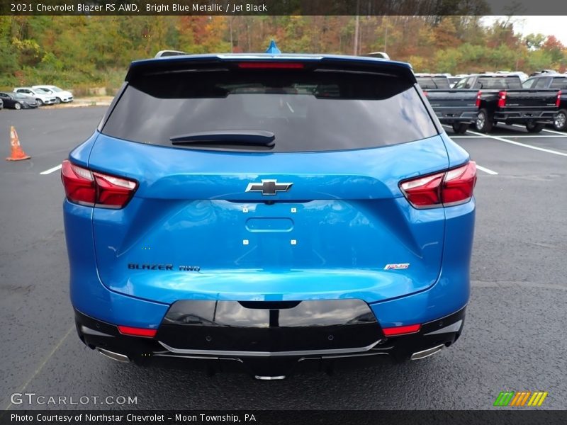 Bright Blue Metallic / Jet Black 2021 Chevrolet Blazer RS AWD