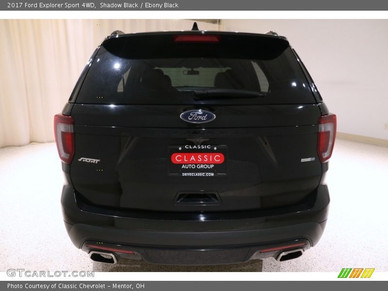 Shadow Black / Ebony Black 2017 Ford Explorer Sport 4WD