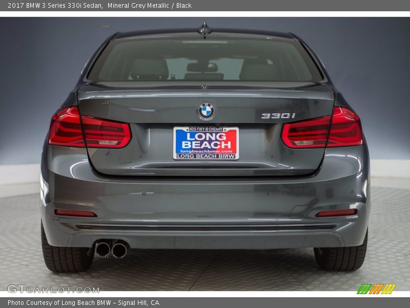 Mineral Grey Metallic / Black 2017 BMW 3 Series 330i Sedan