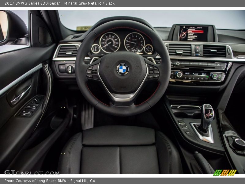 Mineral Grey Metallic / Black 2017 BMW 3 Series 330i Sedan