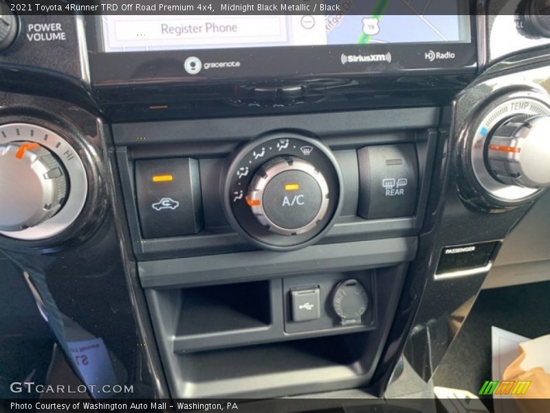 Controls of 2021 4Runner TRD Off Road Premium 4x4