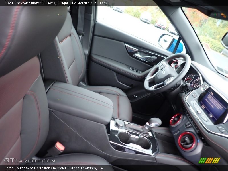 Bright Blue Metallic / Jet Black 2021 Chevrolet Blazer RS AWD