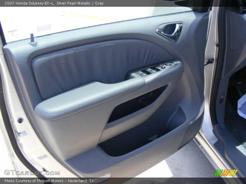 Silver Pearl Metallic / Gray 2007 Honda Odyssey EX-L