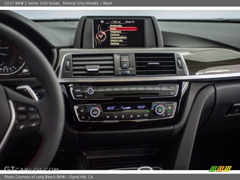 Mineral Grey Metallic / Black 2017 BMW 3 Series 330i Sedan