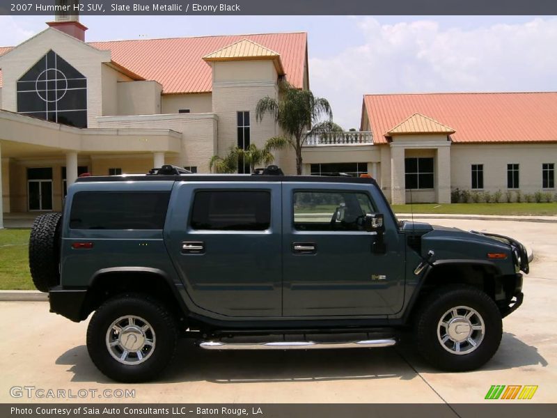 Slate Blue Metallic / Ebony Black 2007 Hummer H2 SUV