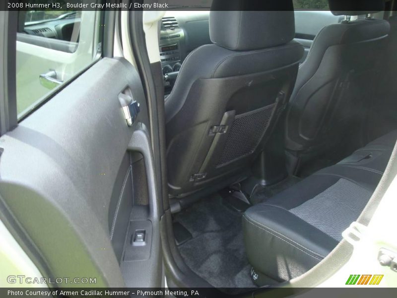 Boulder Gray Metallic / Ebony Black 2008 Hummer H3